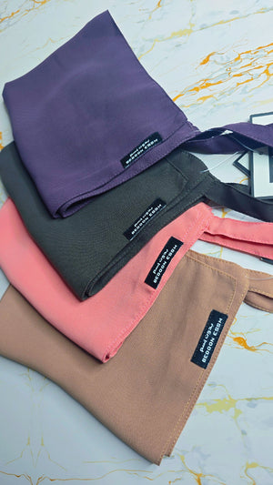 Bedoon Essm Colours Half Niqab