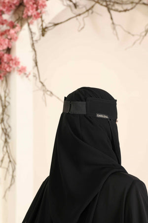 Darlena Buckle Clip Button Niqab