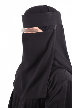 Tie Backs Metal Charm Niqab