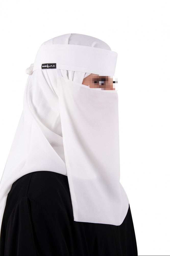 Shader Pure White Niqab