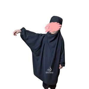 Girls Jilbab Two-Piece Black