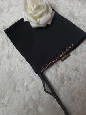 Elastic Half Niqab With Signature - BAIT AL ABAYA