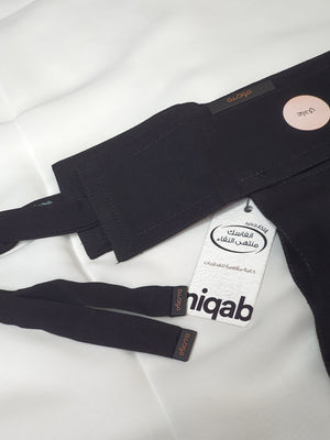 Headband & Tie Backs Logo Niqab - BAIT AL ABAYA