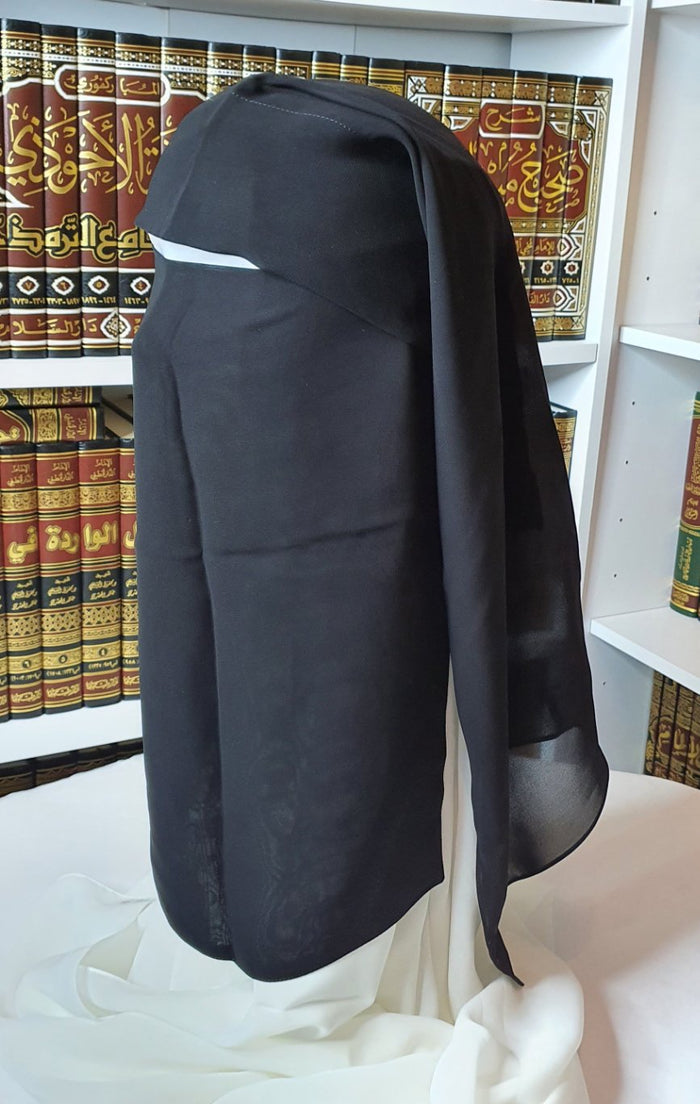 Two Layer Niqab With Flap
