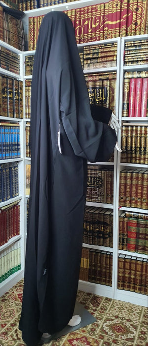 Bedoon Essm Full Sleeve Jilbab Open Neck
