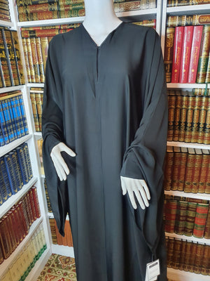 Extra Wide Sleeves Plain Abaya