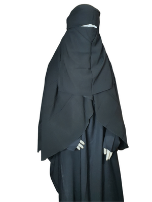 Closed Chiffon Niqab/Khimar