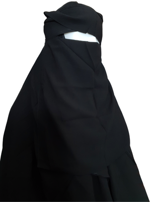 Closed Chiffon Niqab/Khimar