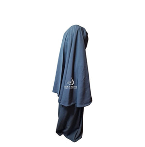 Girl Abaya Khimar Set - Blue
