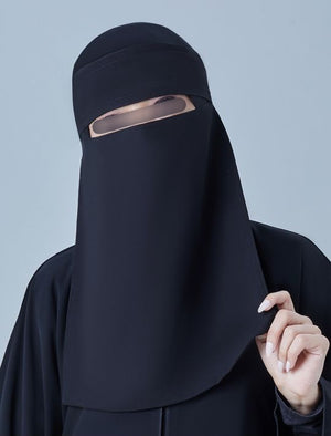 Headband & Tie Backs Logo Niqab