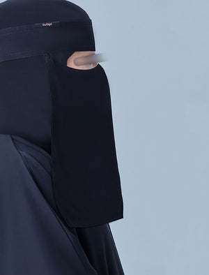 Headband & Tie Backs Logo Niqab