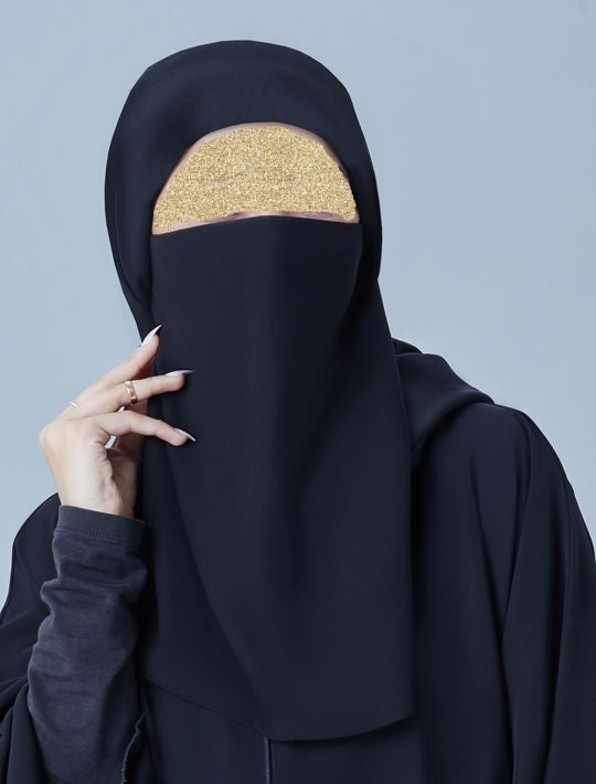Elastic Half Niqab 2-Pack
