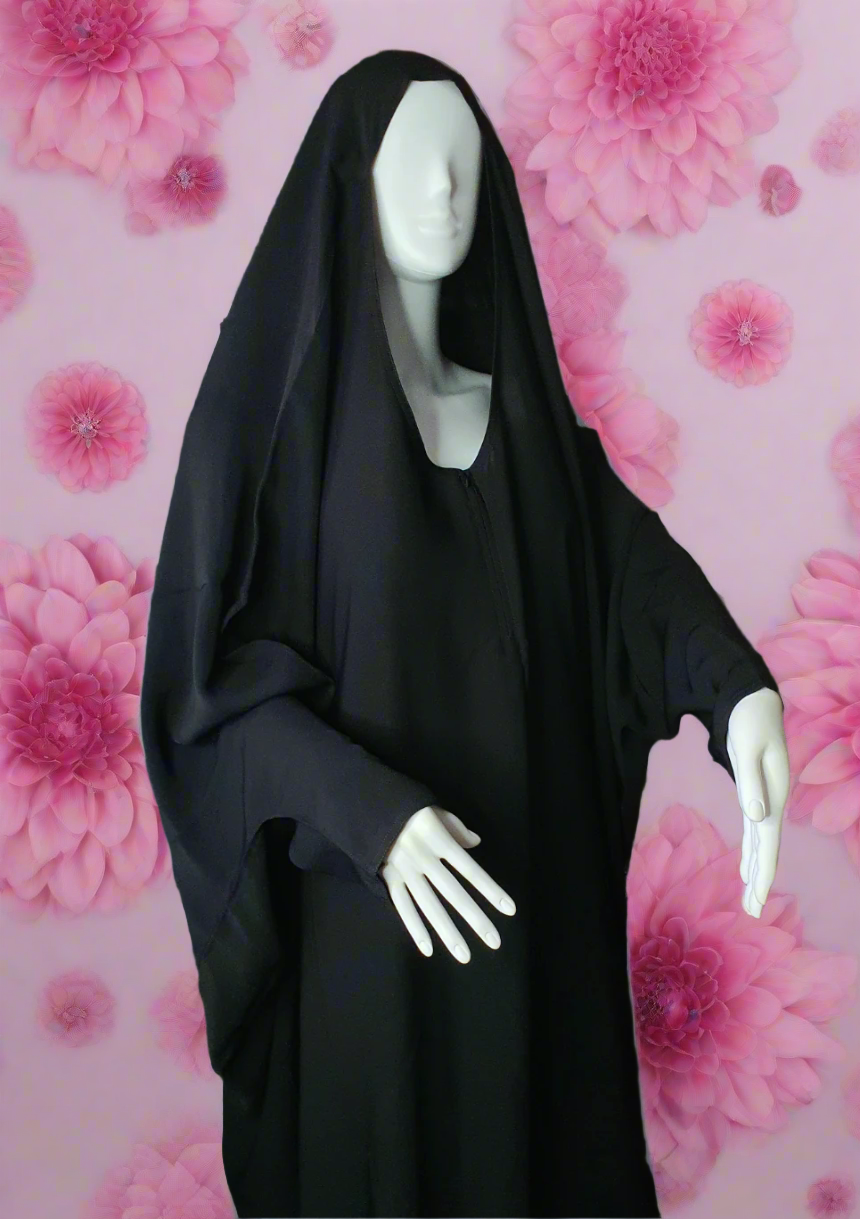 Overhead abaya shop