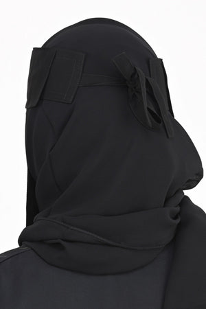 Short Kuwaiti Style Flap Niqab