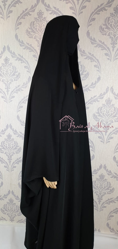 Sleeveless Jilbab with Elastics - BAIT AL ABAYA