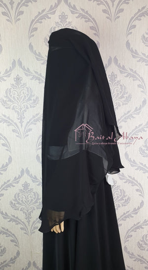 Three Layer XLarge Niqab - BAIT AL ABAYA