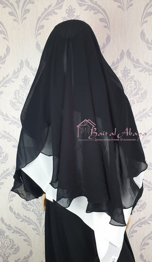 Three Layer XLarge Niqab - BAIT AL ABAYA