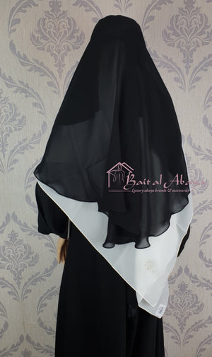 Two Layer XLarge Niqab - BAIT AL ABAYA